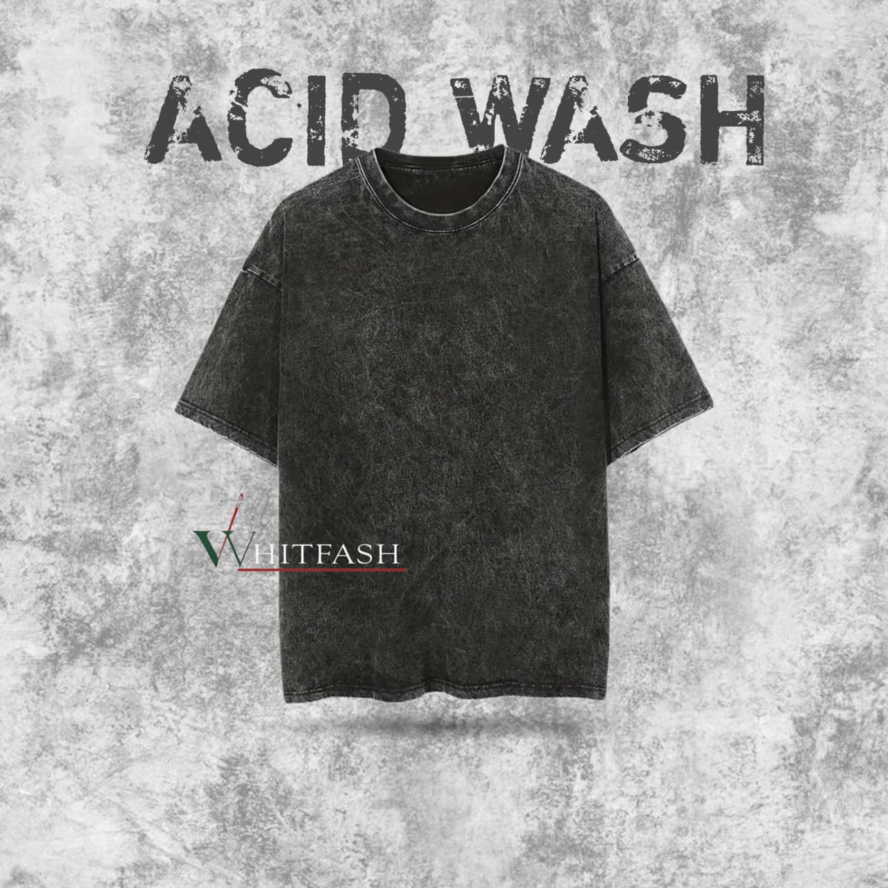 Acid wash black - whitfash