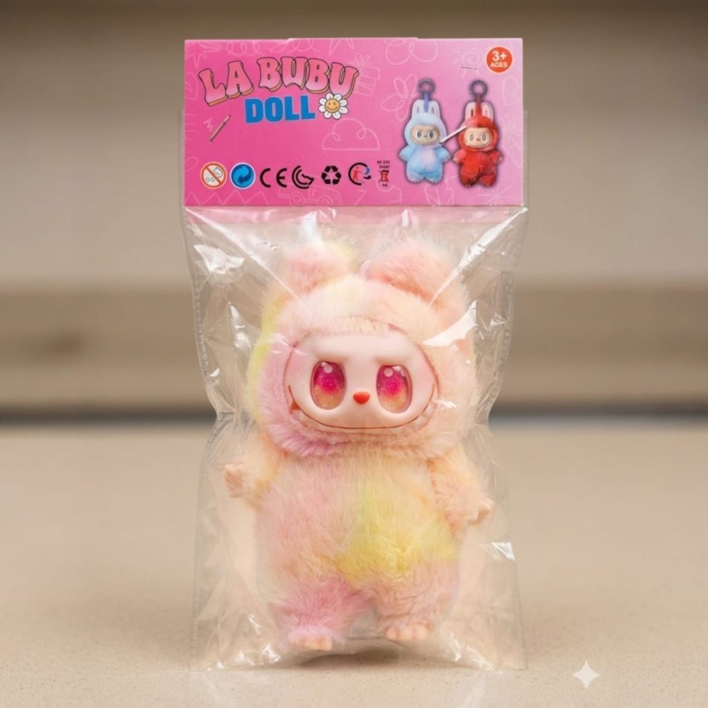 Labubu Collectible Plush Doll, Part of The Monsters series #004 - Whitfash