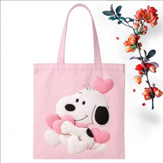 Tote Bag Customize Design Doll Lover, Baby Pink - Whitfash
